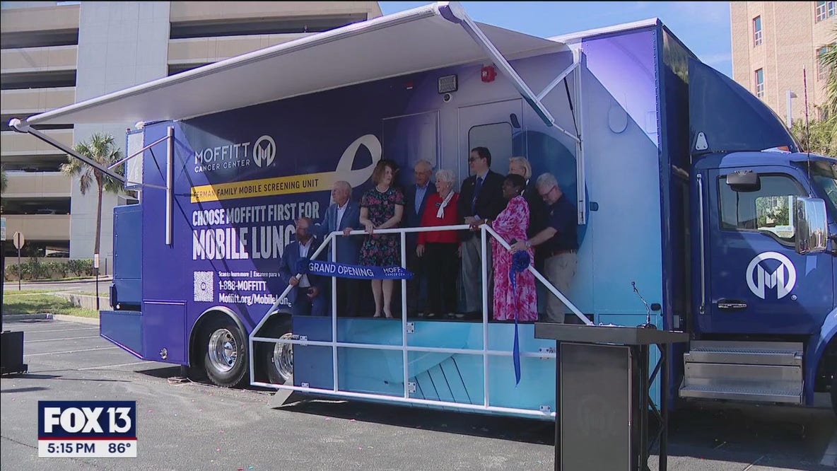 Moffitt unveils mobile lung cancer screening unit